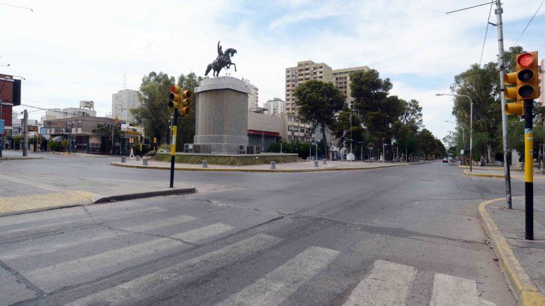 El primer día de 2016 mostró calles vacías.