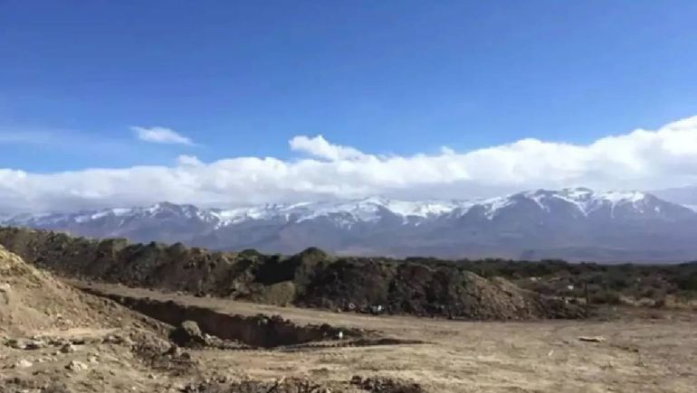 El basural a cielo abierto de Las Lajas.