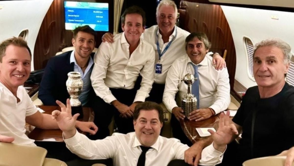 Cómo festejaron en River el grupo que les tocó en el sorteo de la Copa Libertadores