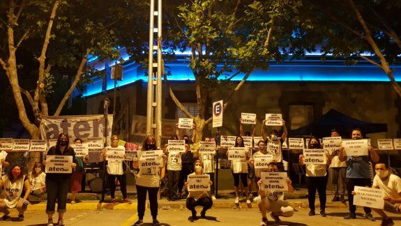 ATEN seguirá con el acampe en las puertas de Casa de Gobierno
