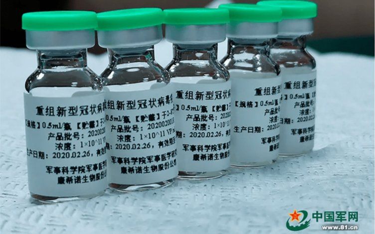 China dice que trabajó con éxito la vacuna contra el coronavirus.