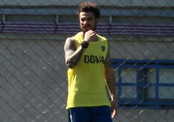 Daniel Osvaldo tuvo su primer entrenamiento en Boca