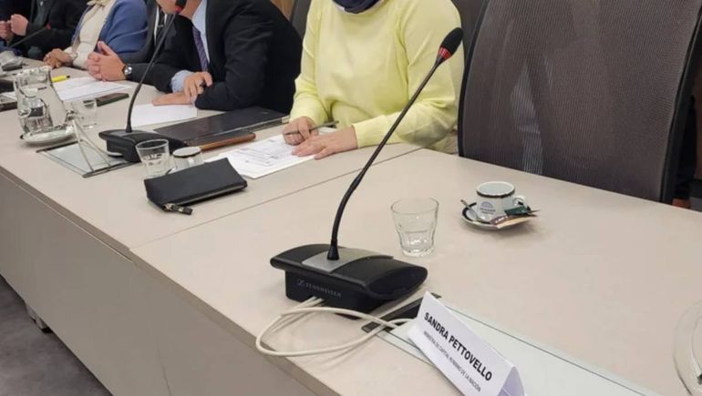La silla vacía de Sandra Pettovello, este martes en Diputados. La silla vacía de Sandra Pettovello, este martes en Diputados.