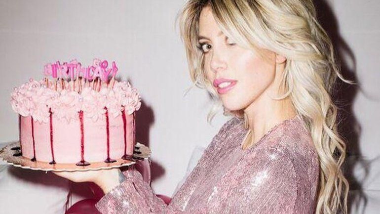 Un cumple redondo: Wanda festejó por duplicado