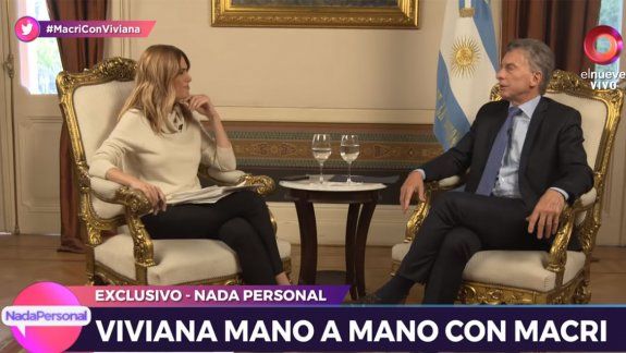 El exitoso debut de Viviana Canosa con Mauricio Macri