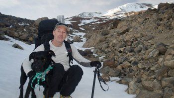 perro montañista