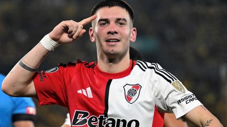Franco Mastantuono es una de las mayores promesas de River.