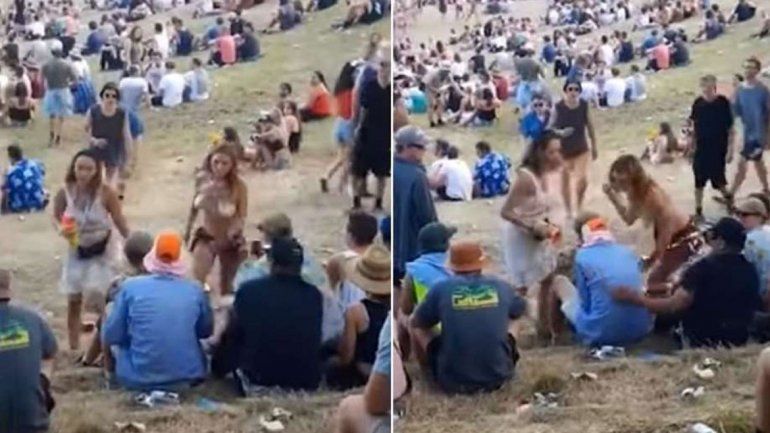 La joven hacía topless y fue manoseada por un hombre en la playa.