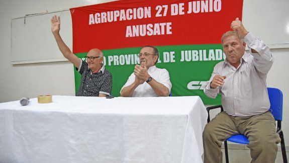 nuevas autoridades del centro provincial de jubilados de ate