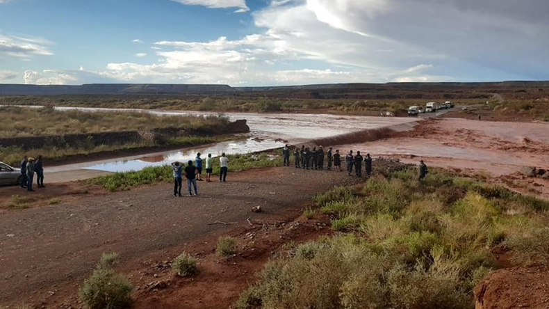 Rutas cortadas: el temporal aisló a algunos yacimientos de Vaca Muerta