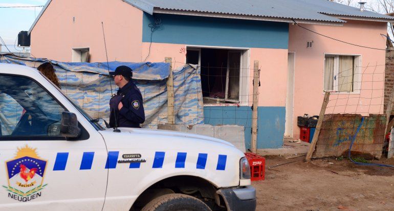 La despensa del oeste neuquino quedó bañada en sangre. Aguilar escuchó ayer la sentencia.