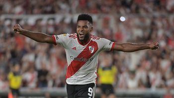 Borja se convirtió nuevamente en la figura de River. Borja se convirtió nuevamente en la figura de River.
