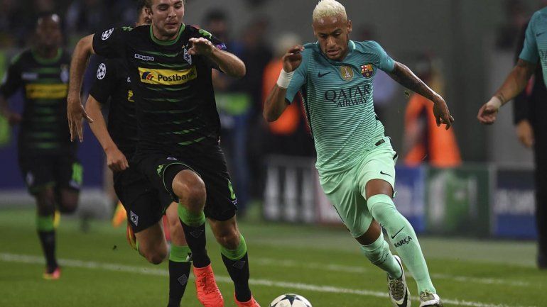 El Barcelona pudo remontar y superó al Borussia Mönchengladbach