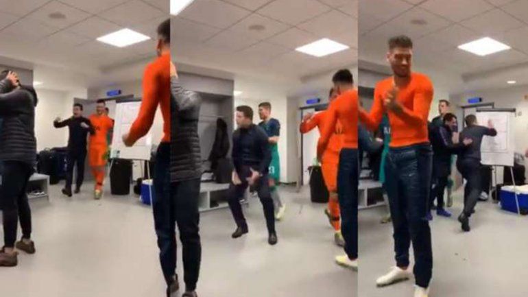El loco festejo de Pochettino luego de la clasificación
