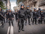Tras de los incidentes ocurridos en la última movilización, el Gobierno decidió no aplicar el protocolo antipiquetes.