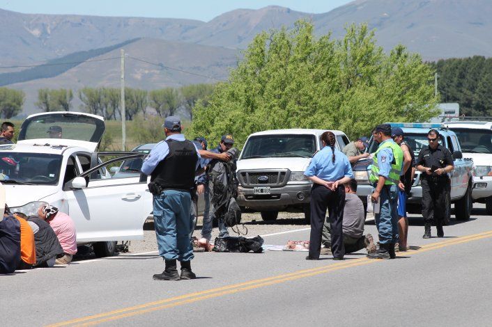 Son siete los detenidos con 91 kilos de marihuana.