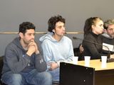 La audiencia por el robo del edificio se realizó este miércoles y los cuatro imputados estuvieron presentes.