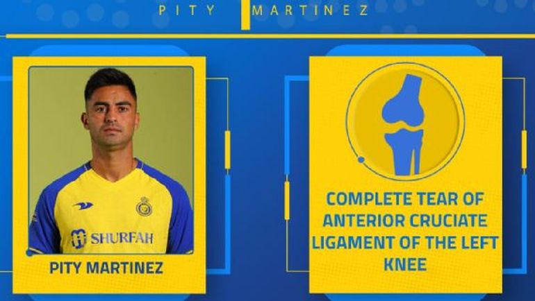 Así confirmó Al Nassr la lesión del Pity Martínez en febrero, y ahora River espera su recuperación Así confirmó Al Nassr la lesión del Pity Martínez en febrero, y ahora River espera su recuperación