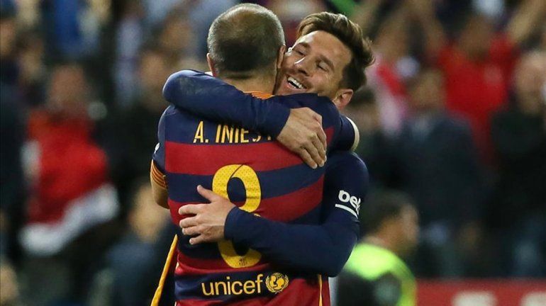 El mensaje de Lio Messi en la despedida de Iniesta