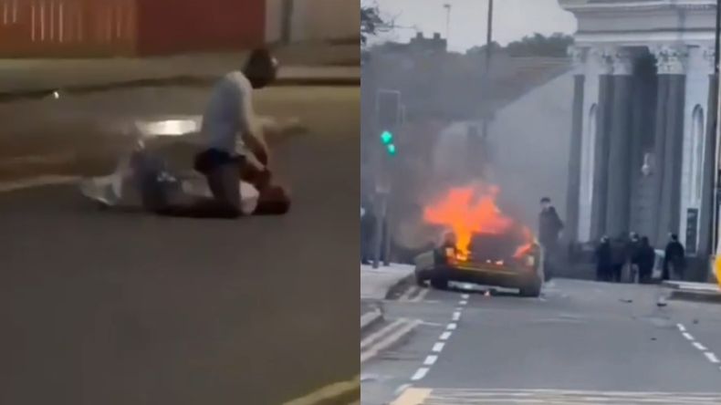 El ataque del refugiado sudanés fue seguido por una jornada de fuertes disturbios en distintos puntos de Belfast. | LM Neuquen El ataque del refugiado sudanés fue seguido por una jornada de fuertes disturbios en distintos puntos de Belfast.