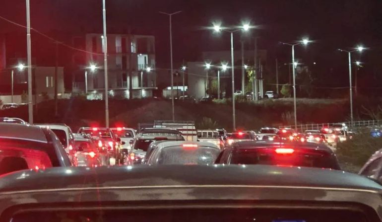 Caos de tránsito en Ruta 7: impactante video de un choque entre 9 vehículos