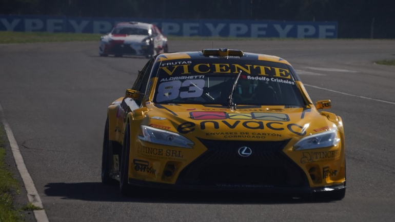 Facundo Aldrighetti, top 4 para el rionegrino en el Top Race