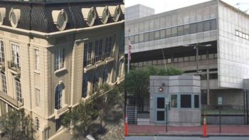 Embajadas de Estados Unidos e Israel en Buenos Aires. Embajadas de Estados Unidos e Israel en Buenos Aires.