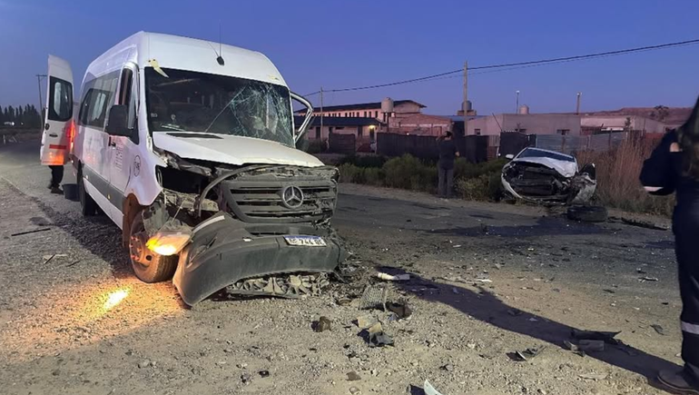 Los trabajadores petroleros sufrieron leves golpes a raíz del accidente