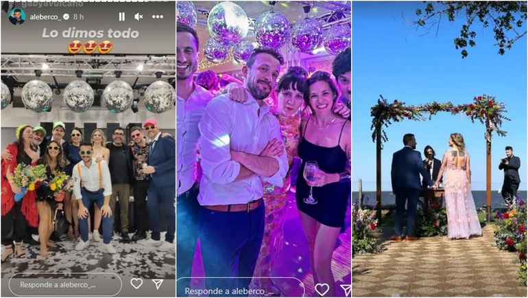 Las imágenes de la boda de Ángela Lerena y Alejandro Bercovich Las imágenes de la boda de Ángela Lerena y Alejandro Bercovich