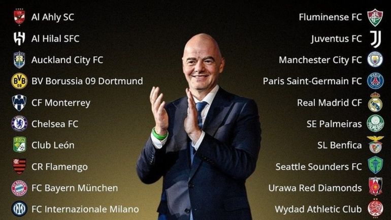 Los equipos ya clasificados al Mundial de Clubes Los equipos ya clasificados al Mundial de Clubes