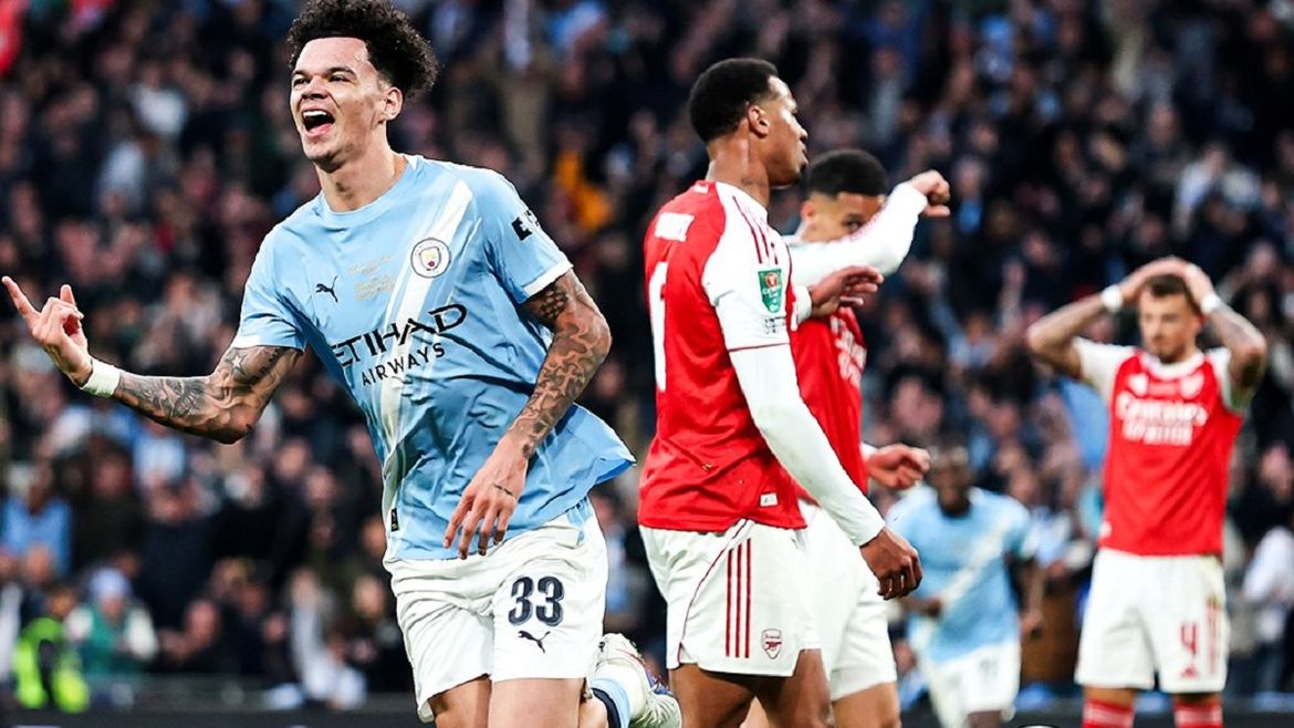 Otra final perdida por el Arsenal: Manchester City le ganó la Copa de la Liga | LM Neuquen Otra final perdida por el Arsenal: Manchester City le ganó la Copa de la Liga