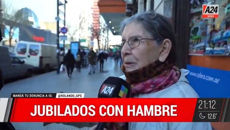 Una mujer conmovió a las redes al hablar de su jubilación de $37 mil