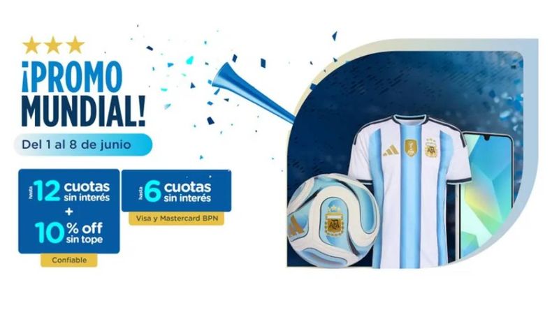 La promoción mundialista se extenderá durante varios dias de junio. | LM Neuquen La promoción mundialista se extenderá durante varios dias de junio.