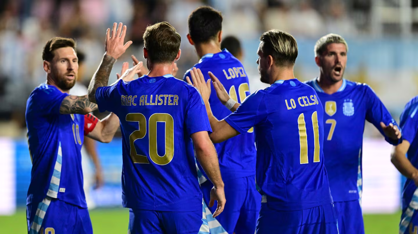 La Selección Argentina ganó 5 a 0.