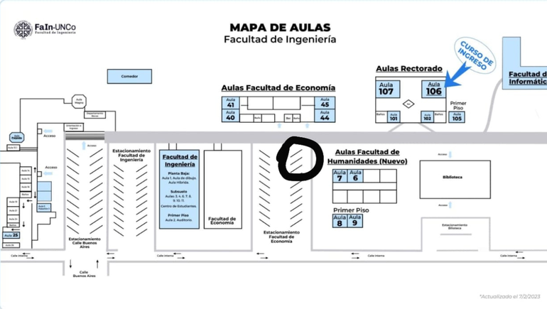 El sector donde la estudiante terciaria sufrió el intento de robo de la batería de su auto fue en el estacionamiento de la Facultad de Economía. El sector donde la estudiante terciaria sufrió el intento de robo de la batería de su auto fue en el estacionamiento de la Facultad de Economía.