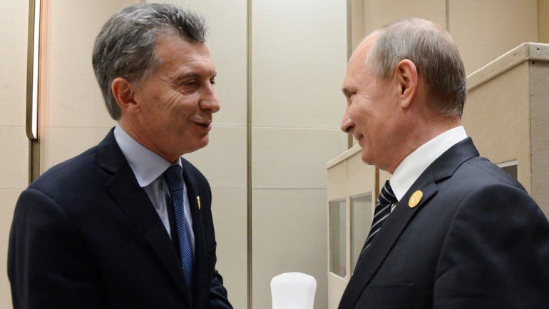Macri acordó con Putin avanzar con la construcción de la represa Chihuido