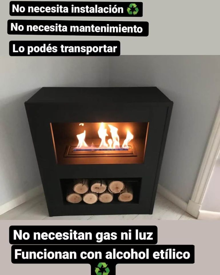 Las estufas creadas por los argentinos se promocionan en Instagram.