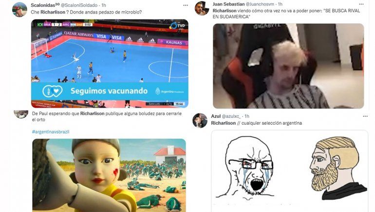 Futsal finalista: Richarlison no aprende y llovieron los memes