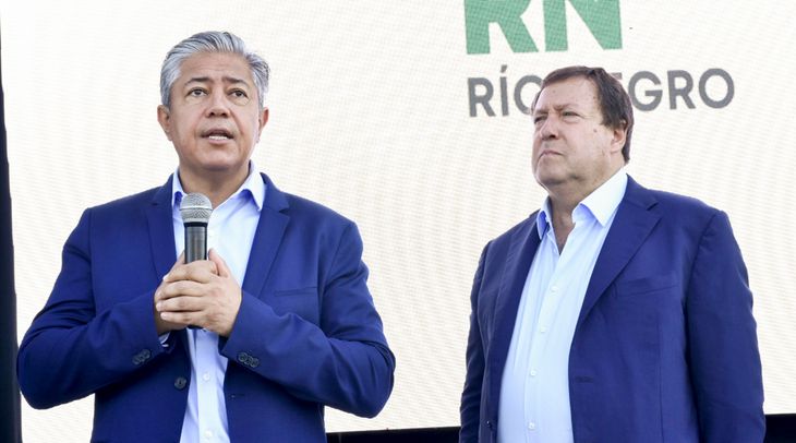 Rolando Figueroa y Alberto Weretilneck empujaron para el proyecto de GNL quede en Río Negro. 