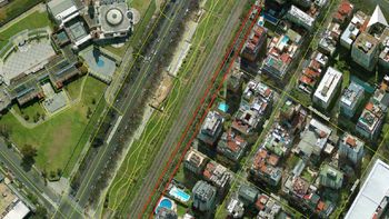 Uno de los terrenos públicos, en la Ciudad de Buenos Aires, que el Gobienro puso a la venta. Uno de los terrenos públicos, en la Ciudad de Buenos Aires, que el Gobienro puso a la venta.