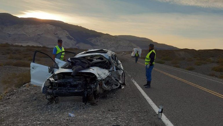 Ruta 40: un hombre murió tras chocar con una trafic petrolera