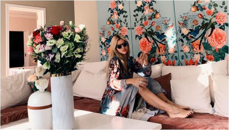 El súper lujoso baño de la mansión que la China Suárez comparte con Rusherking