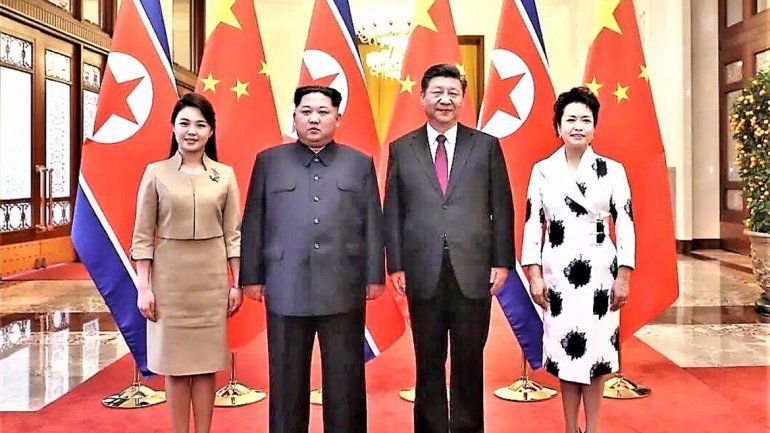 Kim viajó a China y anunció el desarme nuclear de Corea del Norte