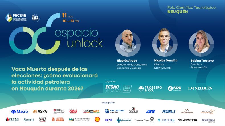 Espacio Unlock llega a Neuquén: el debate sobre el futuro de Vaca Muerta | LM Neuquen Espacio Unlock llega a Neuquén: el debate sobre el futuro de Vaca Muerta