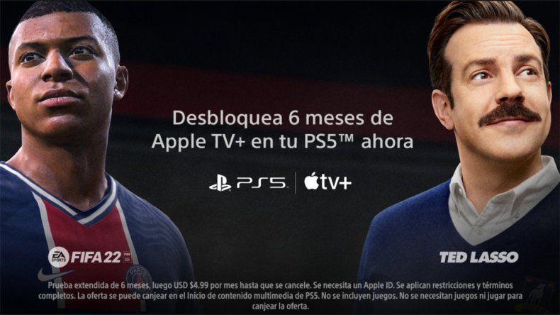Los usuarios de PS5 ya pueden acceder a seis meses gratis de Apple TV+