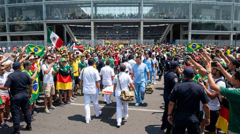 Tristeza en el Mundial 2026: murió un hincha en el ingreso al estadio Azteca
