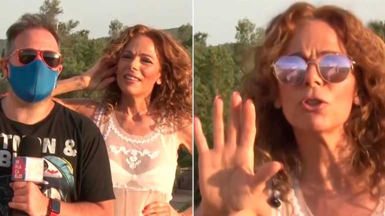 Iliana cortó un móvil por el desmayo de su colaboradora