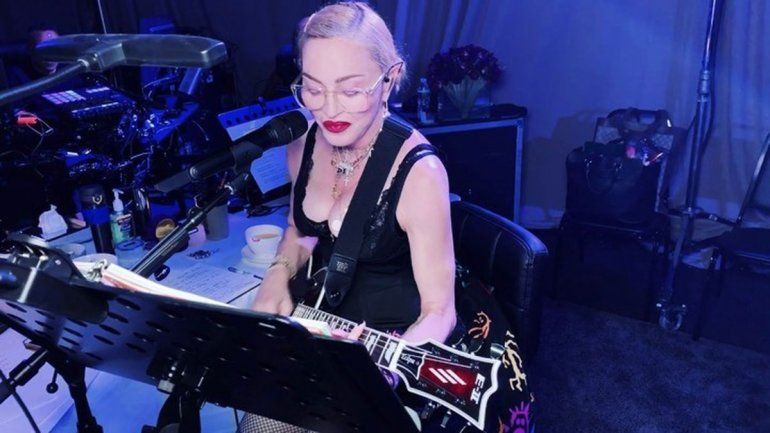Madonna festejó sus 61 con mucho ensayo