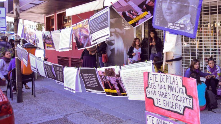 Una de las jornadas de reclamo de justicia por la menor que sufrió abusos.