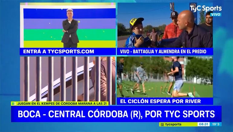 Desopilante: un niño criticaba a Almendra y terminó insultando a otro jugador